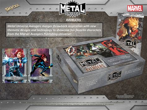 2024 upper deck marvel metal universe avengers blaster box|metal universe avenger cards.